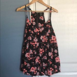 Torrid babydoll floral challis tank size 0